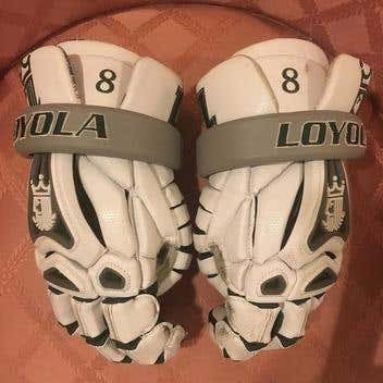 Custom Team Issued Loyola Gloves Like New and Black 1/4 Zip