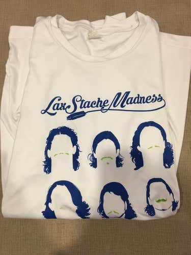 Brand New Lax Stache Madness Shooting Shirt