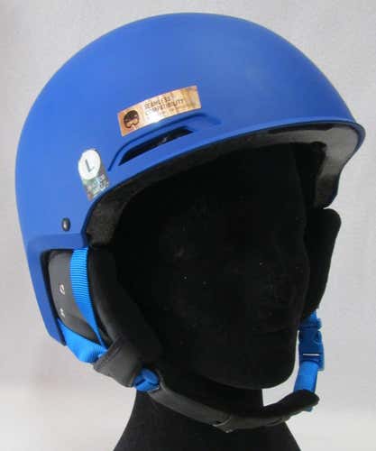 NEW! W/ MARKS GIRO BATTLE SKI SNOW HELMET (MATTE BLUE) ADULT LARGE - ORIGINAL BOX, NO TAGS