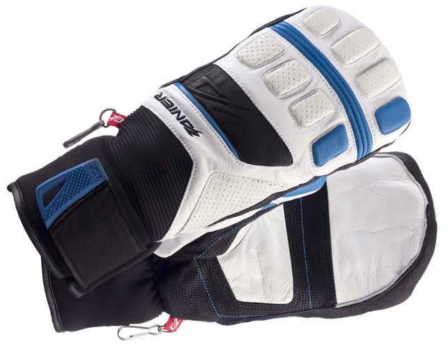 MENS/WOMENS ZANIER "ROCKER" WINTER SNOW SKI LEATHER MITTENS (MEDIUM/8.5)