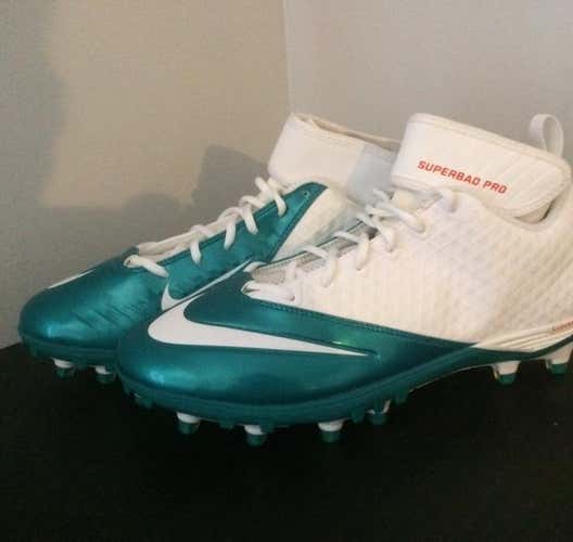 Miami Dolphins Team Issued Nike Superbad Pro Cleats