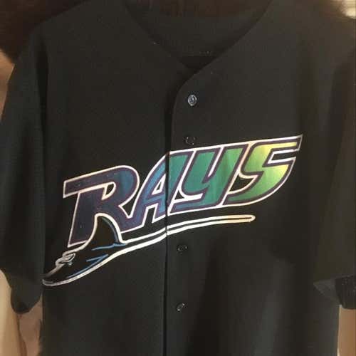 Rays Inaugural Season Jersey- Stitched & Patched