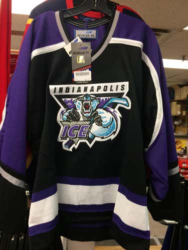 Brand New Bauer Official Licensed IHL Indianapolis Ice Hockey Jersey