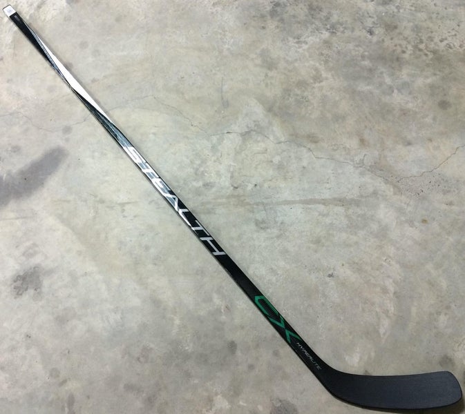 EASTON STEALTH CX LH PRO STOCK HOCKEY STICK 100 FLEX GRIP NHL COLE MALKIN  TOE CURVE (2)(11140)