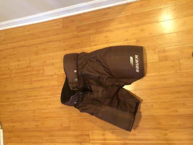 New Bauer Brown Large Pro Stock Pants Tufts University NCAA