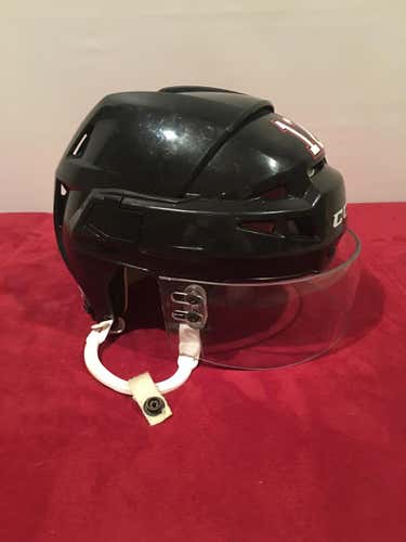 CCM V8 Pro Stock Hockey Helmet Size Medium with Visor