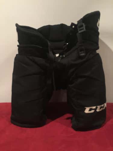 CCM Pro Stock Hockey Pants Large Black + FREE Shell!