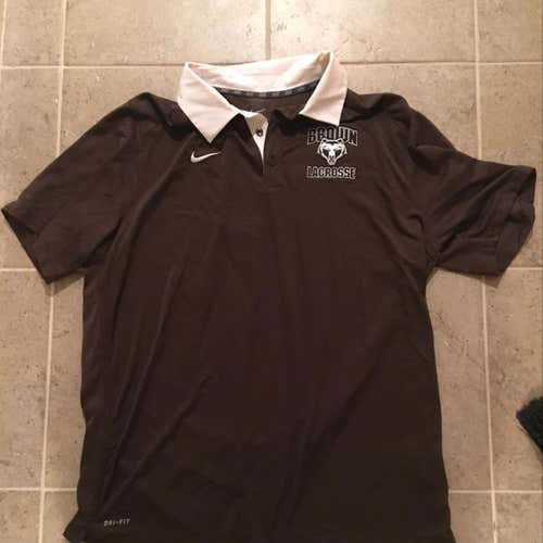 Brown Lacrosse Polo