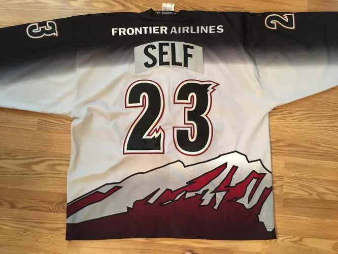 Brad Self Colorado Mammoth Game Worn Jersey