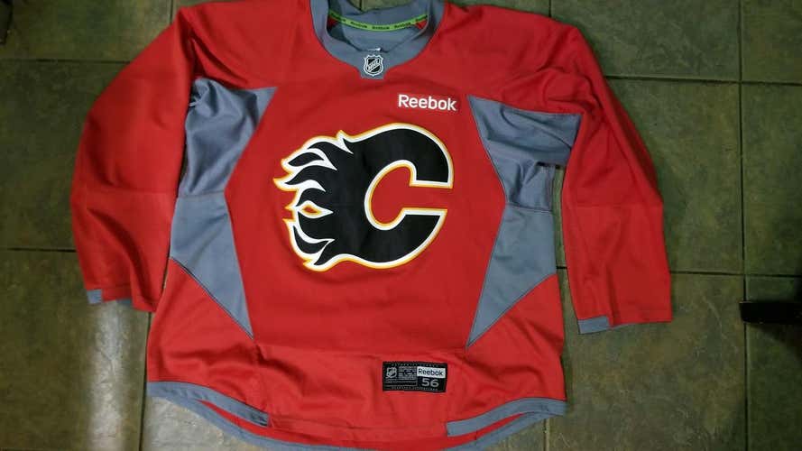 Calgary Flames Reebok Edge 3.0 Practice Jersey Size 56