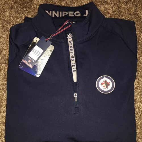 Winnipeg Jets Quarter Zip Men’s Large