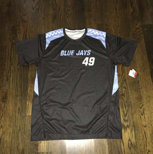 New Nike Johns Hopkins Blue Jays #49 Shooter LG