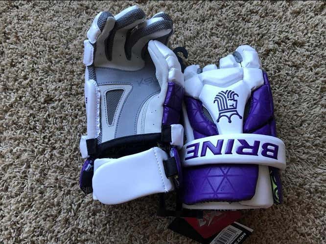 Brine King Super Lite III Gloves Purple/white Size 13 Large