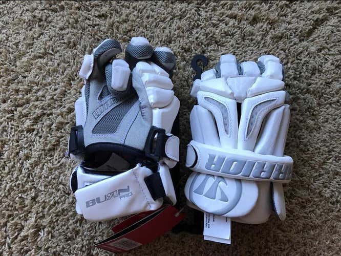 Warrior Burn Pro Gloves White Size 12, Medium