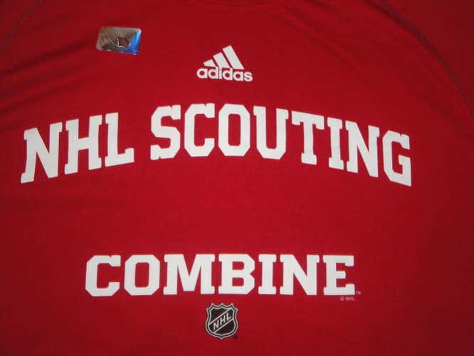 NHL SCOUTING COMBINE ADIDAS CLIMALITE  SPEEDWICK SHIRT NEW PRO STOCK RETURN