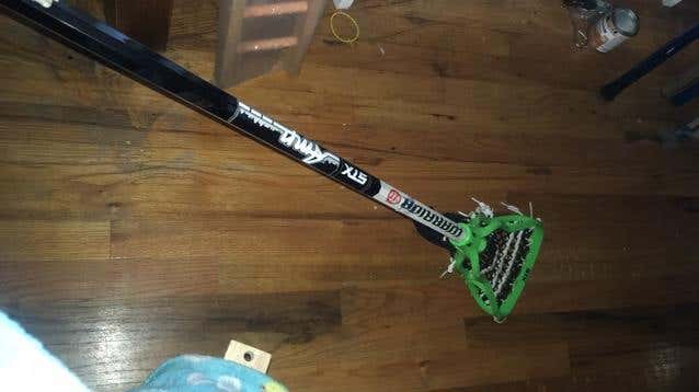 Green Lacrosse Stick
