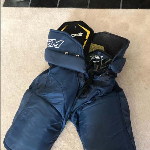 Senior Large Blue Ccm Tacks 6052 Pants