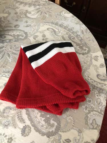 Used knit hockey socks