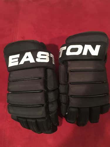 Pro Stock Easton 4-Roll Gloves / Used / 13" / Black