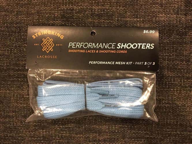 StringKing Performance Shooters (laces and cords) - carolina blue - 2 PACKS