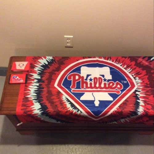 Phillies Flag and 2 Phillies Wallets