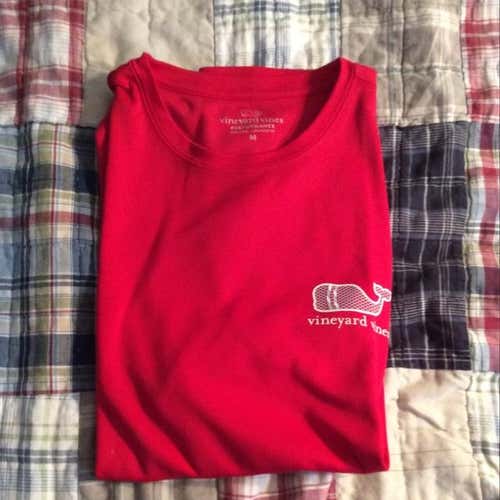 Vineyard Vines Red Lacrosse Men's Medium Shirt