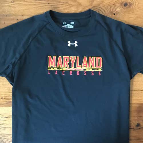 Maryland Team Issued Shooting Shirt Under Armor Black Men’s Large