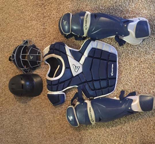Navy Easton M10 Adult Gear