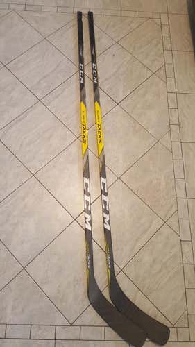 Pro stock CCM supertacks, LH, 95 flex, curve is p88ish curve