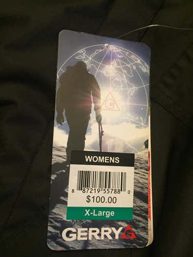 NEW Black ski Snowboard Pants Women's XL by Gerry .. Fleece lined, super warm brand new