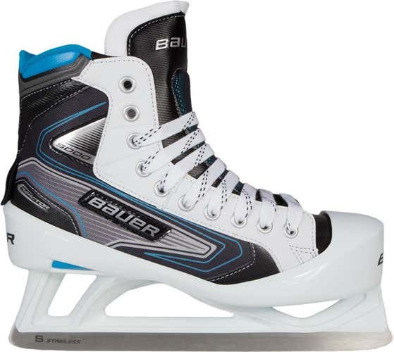 Bauer Reactor 5000 Goalie Skates - Size 9.0D Senior