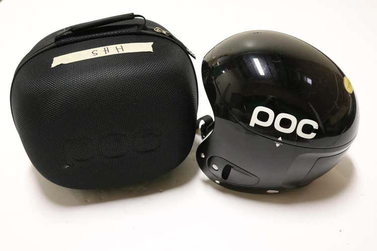 POC XL - XXL  59 / 60 - 61 / 62 Bone Shell 2.0 Skull X Black Ski Helmet + Travel Case + Sleeve