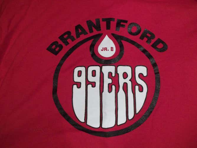 NEW XXL BRANTFORD 99ERS HOCKEY T-SHIRT GOJHL GREATER ONTARIO JUNIOR HOCKEY LEAGUE