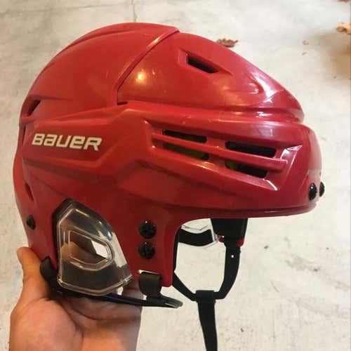 Red Bauer IMS 9.0 Helmet