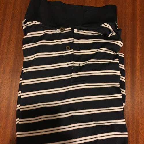 Georgf Golf Extra Large Men's Blue & White Gold Shirt New