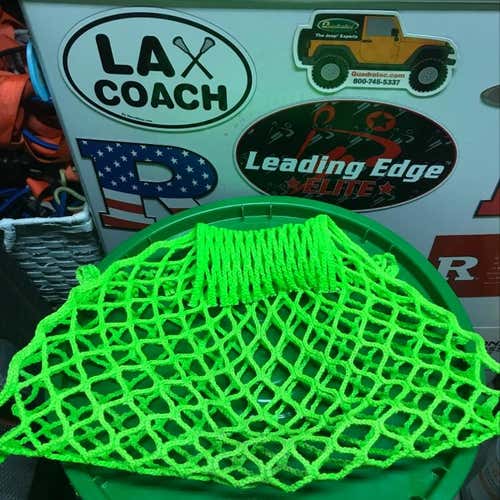 Neon Green 12D Jim I Lax Goalie Mesh