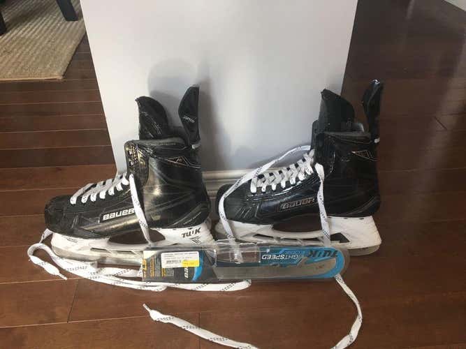 Bauer Supreme 1S LE Skate Size 7D w/ Extra LS4 Runners