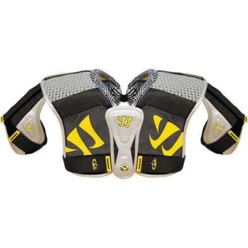 Warrior MPG 10 Ultralyte Lacrosse Shoulder Pads - Medium - Black/Neon Yellow