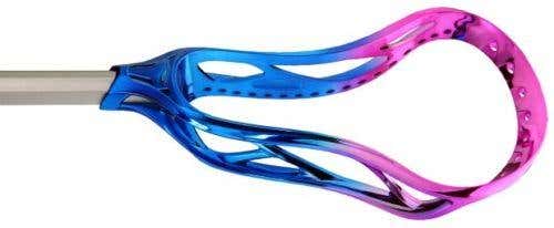 NEW - Brine Clutch X Chrome Fade Unstrung Lacrosse Head (blue/purple)