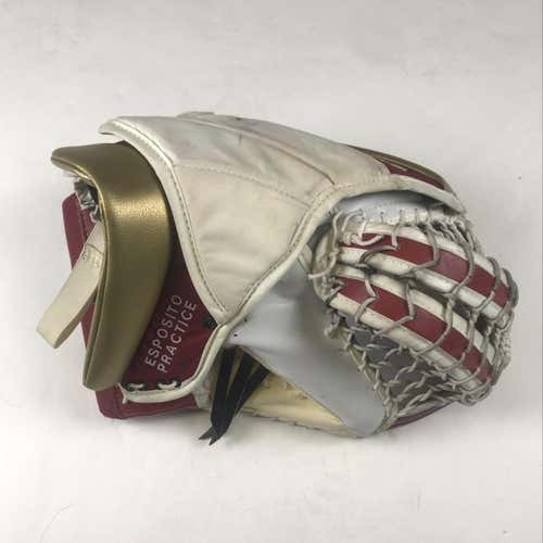 Vaughn Ventus LT98 Pro Goalie Glove Senior BCHL Chilliwack Chiefs - Practice Palm GD6