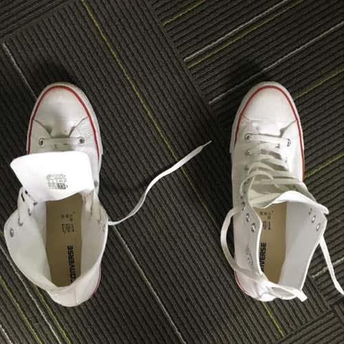 Worn Once White Converse