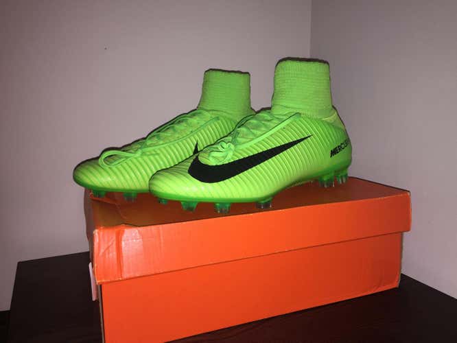 Mercurial Veloce III DF FG Volt Green Size 9.5 BRAND NEW w/ Box