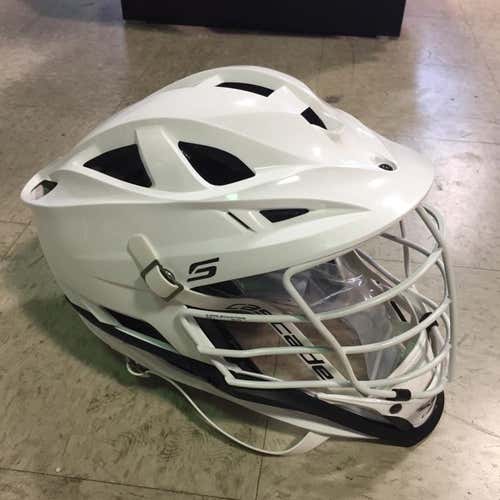 NEW WITH TAGS Cascade S Helmet - White Shell, White Mask