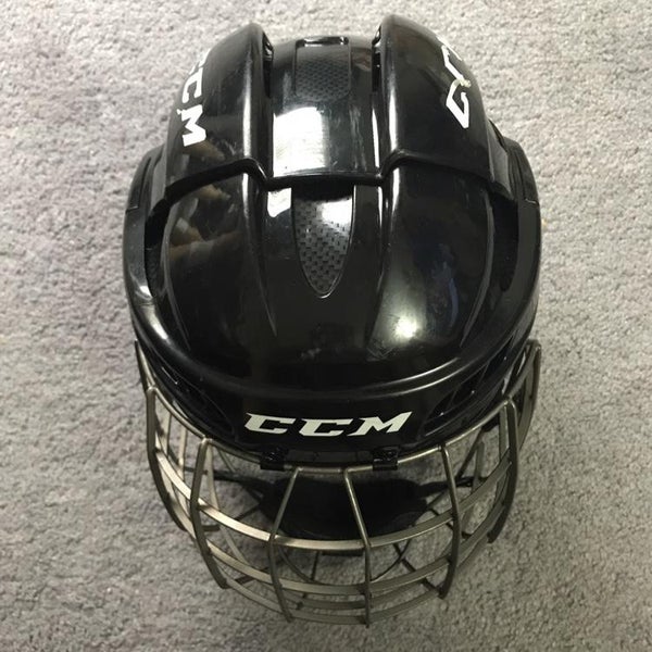 CCM FitLite Hockey Helmet Senior Med w/ Cage