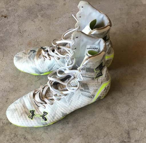 Under Armor White Lacrosse Cleats