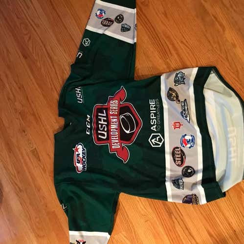 USHL Combine Green CCM Jersey
