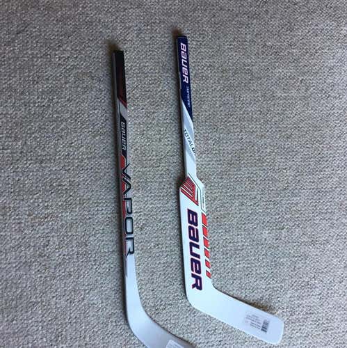 2 Knee Hockey Sticks