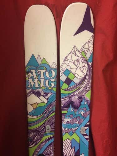 USED 2013 ATOMIC CENTURY WOMEN'S SKIS (146 CM) + SALOMON DEMO BINDINGS