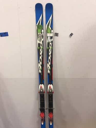 Mens Nordica Super G Skis, skied 6 times with Marker 30 Bindings