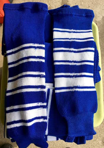 Athletic Knit Hockey Socks - Toronto (royal/white)